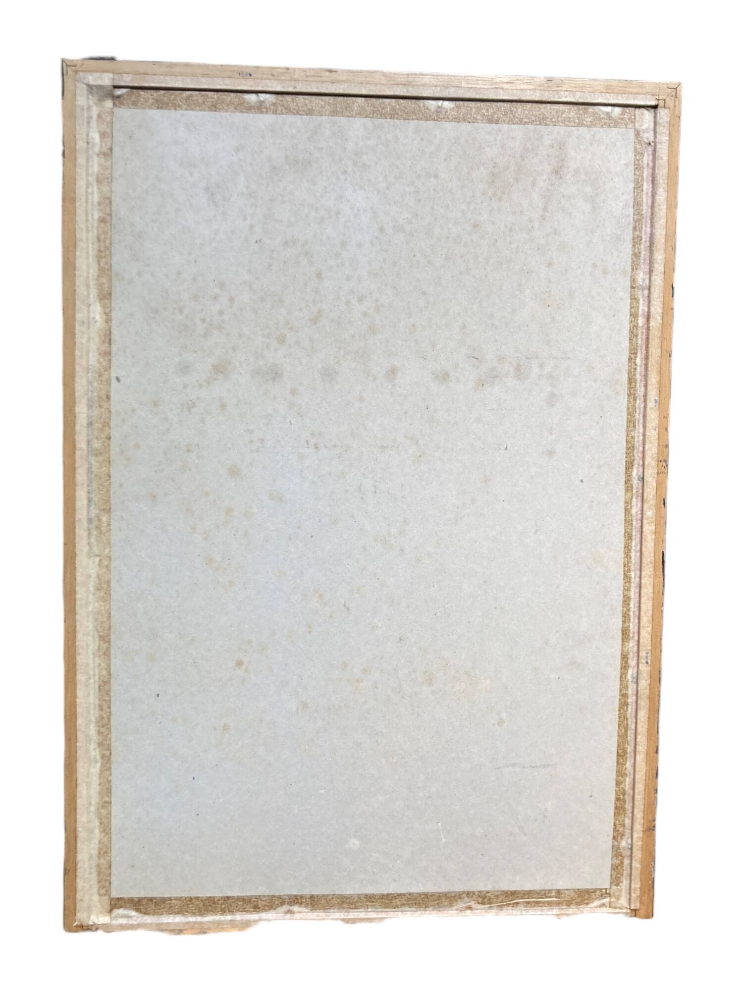 Engraving of a woman and a child signed Latour