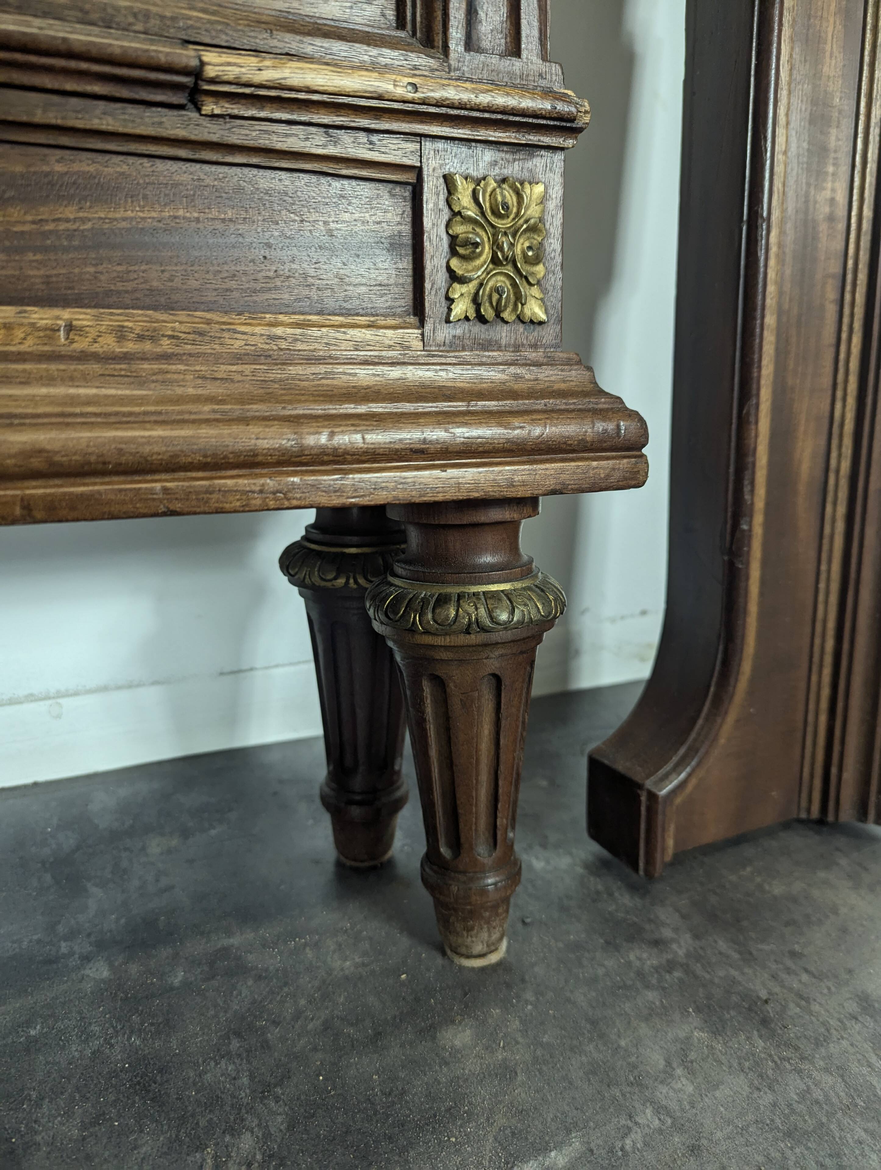 Louis XVI style mahogany bed Faubourg St Antoine