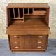 60s 70s teak secretary chest of drawers Danish Modern by Dyrlund Denmark