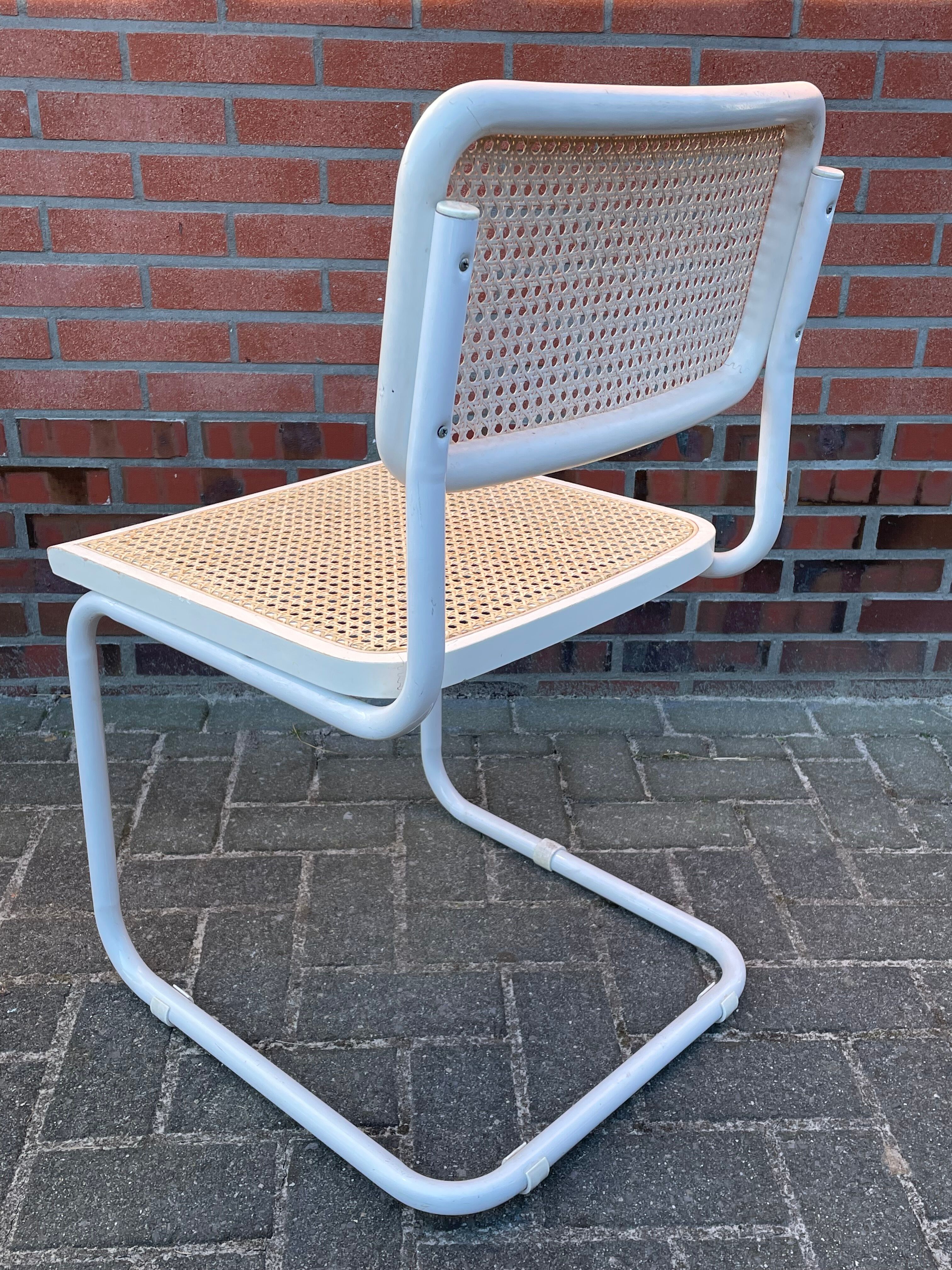 Cesca design chair b32 model in white