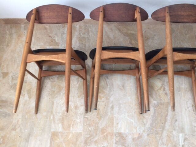 4 Scandinavian chairs 1950