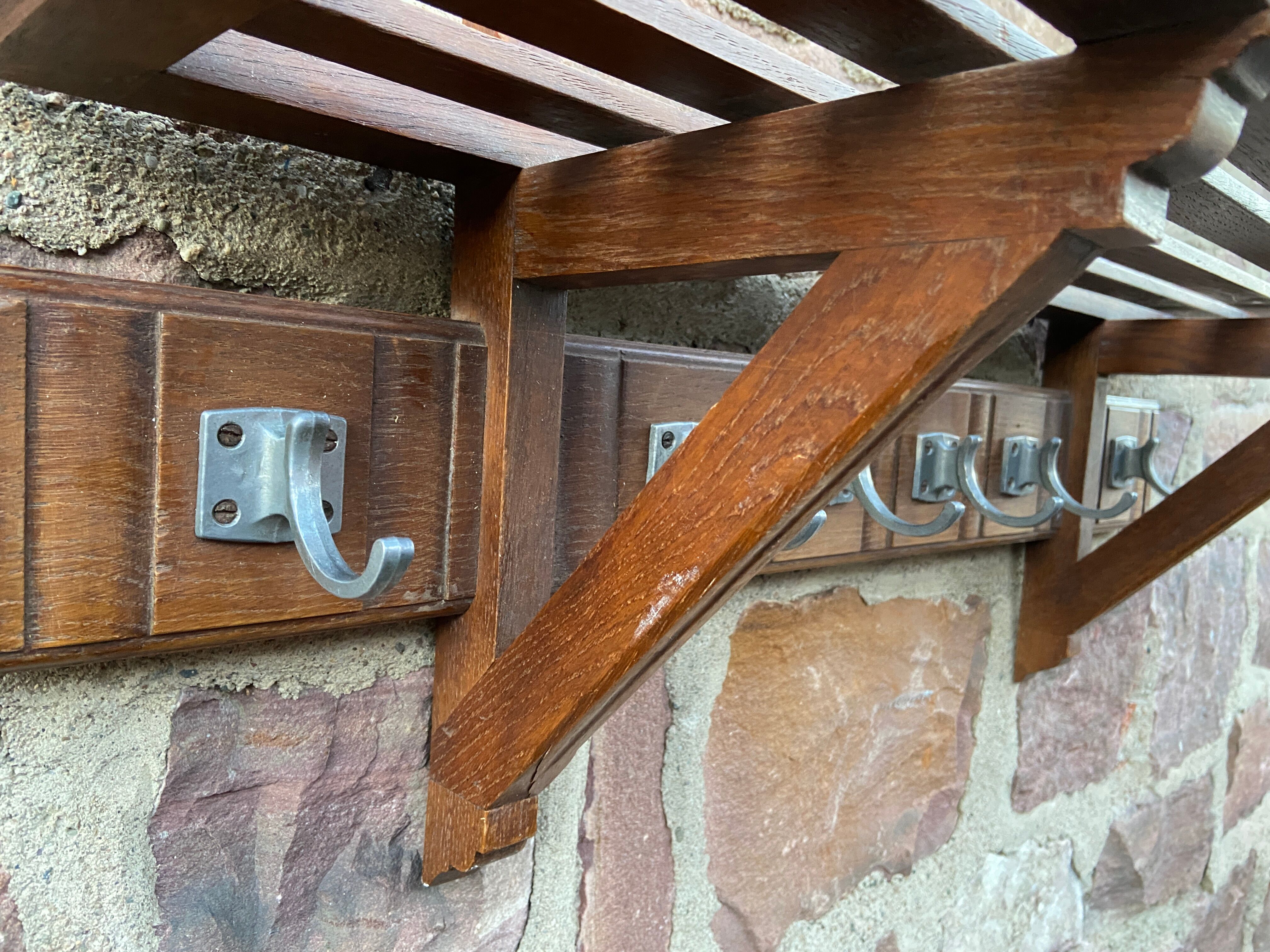 Coat rack wall wardrobe art deco vintage