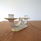 Porcelain candle holder