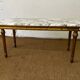 Table basse bois doré et plateau marbre style Louis XVI