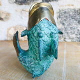 Fish soliflore in bronze