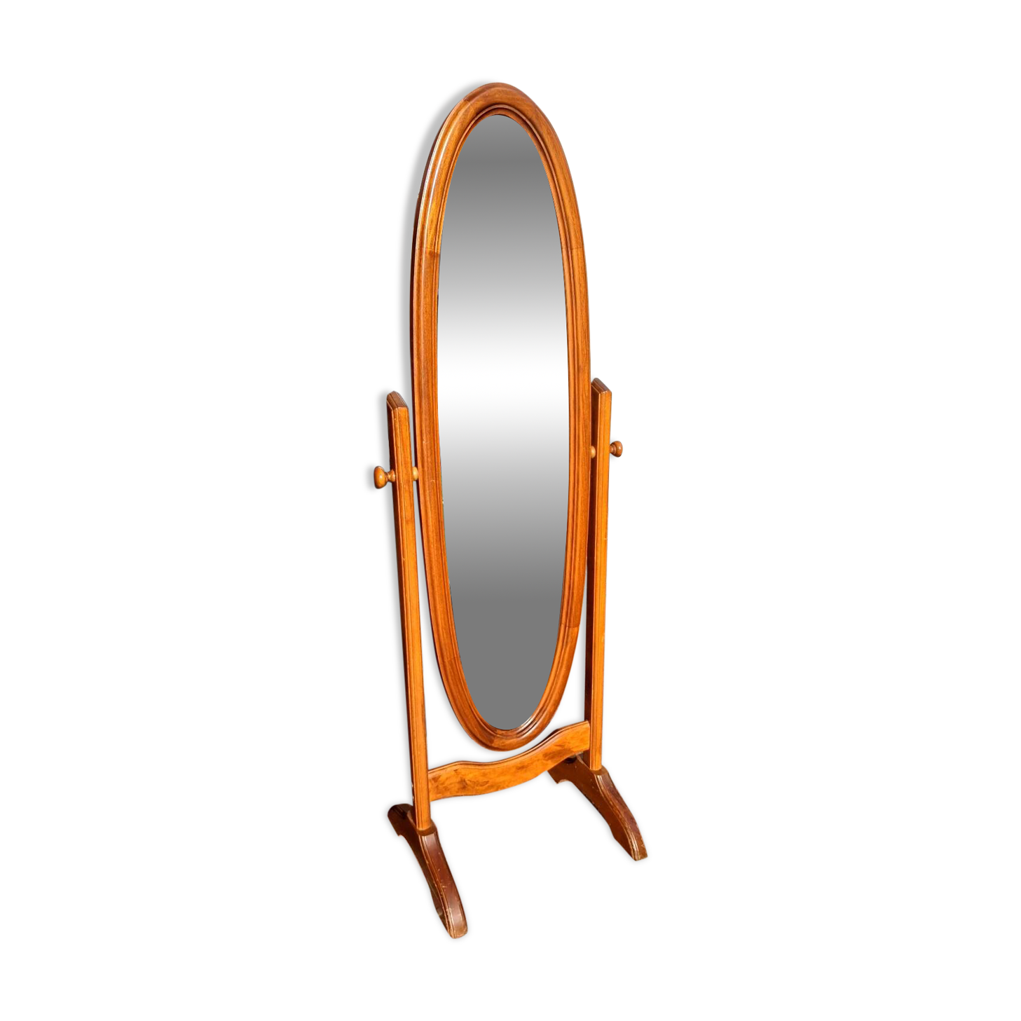 Adjustable full-length mirror for dressing room.