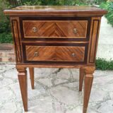 Old wood bedside