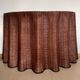 Vintage Console Wicker Trompe-l’Œil  Skirted Ghost Table
