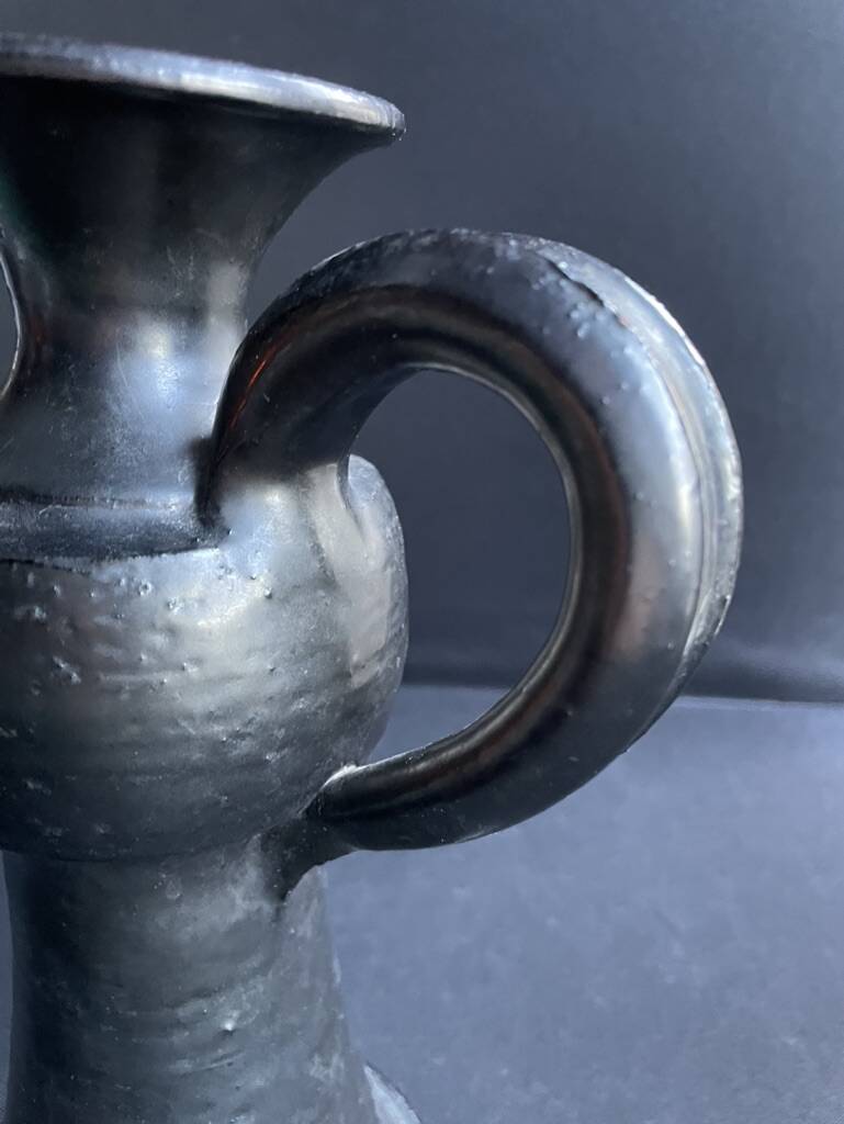 Terracotta pitcher signed Jean Marais - Vallauris