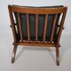 Leather Lounge Armchair Set – Teak, 1960s Mid-Century Vintage