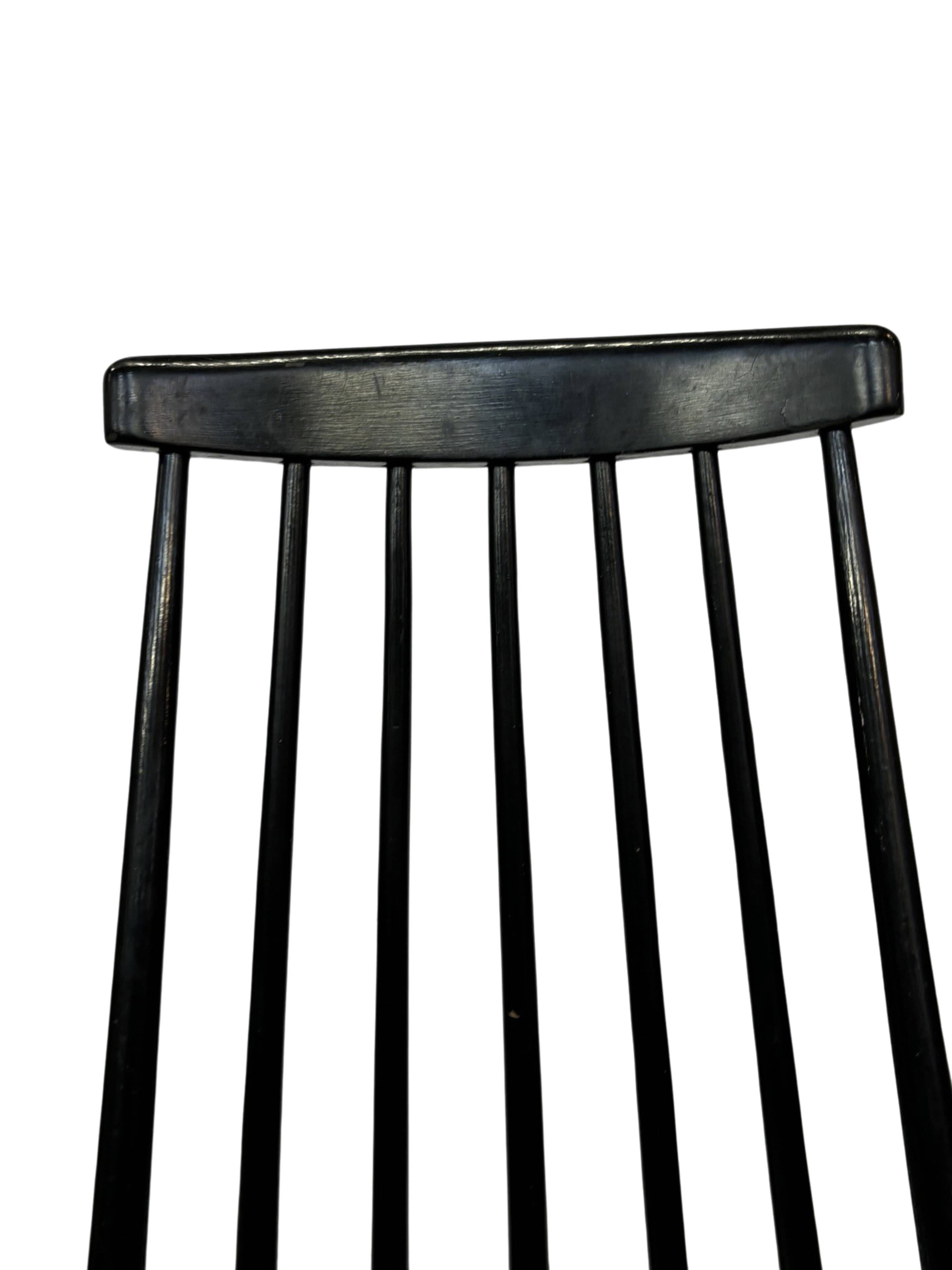 Mid-Century modern spindle back chair by Ilmary Tapiovaara, 1960s