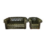 Chesterfield sofa & armchair