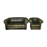 Chesterfield canapé & fauteuil