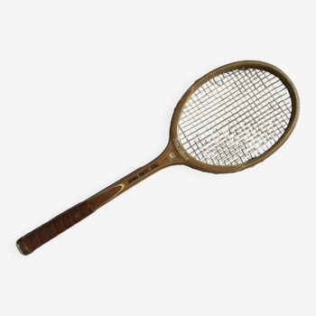 Smasher wooden tennis racket