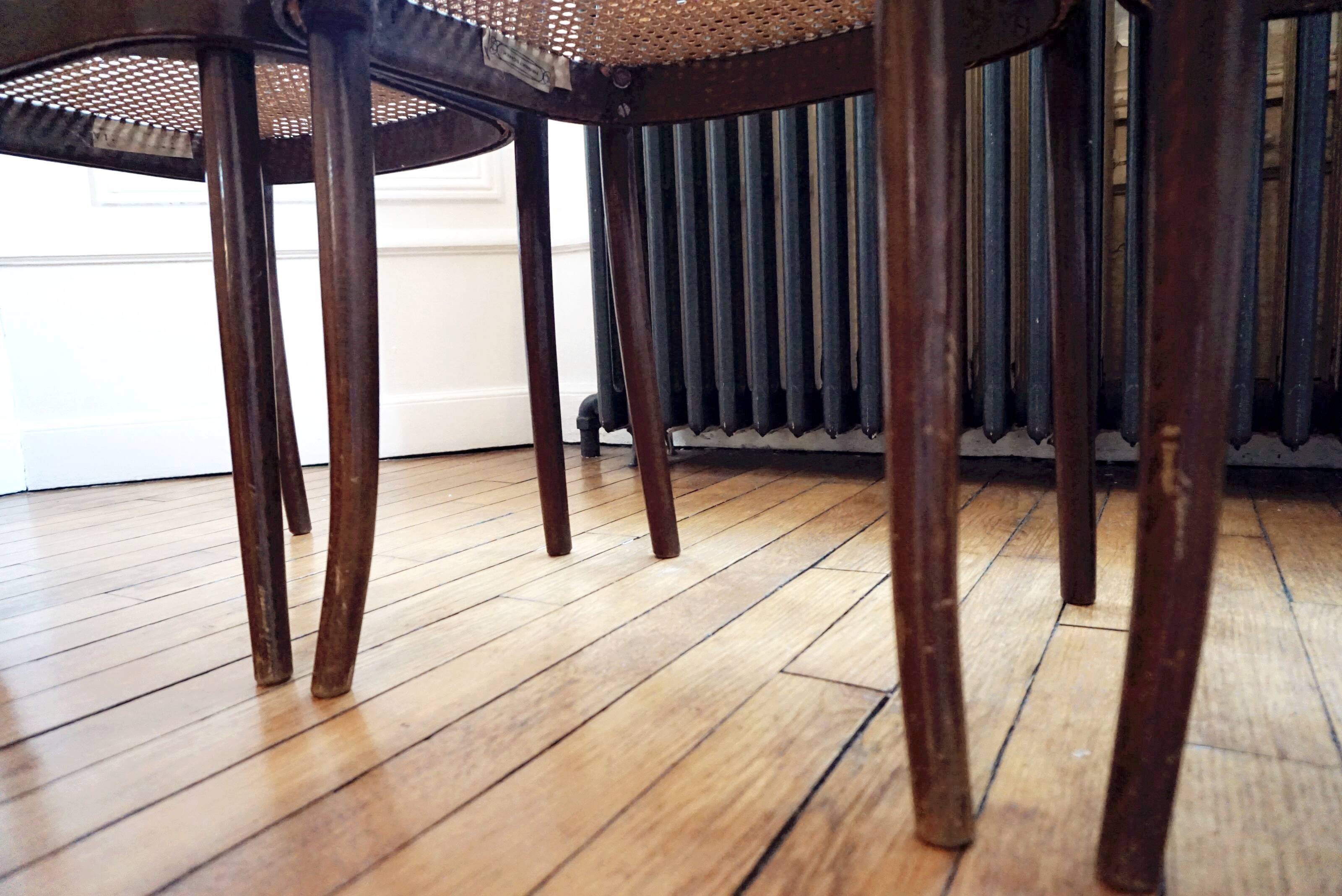 Set of 4 chairs Thonet model Prague 811