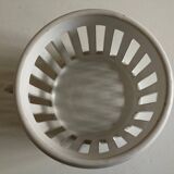 Moustier white neo-classic directoire pot cover 1950