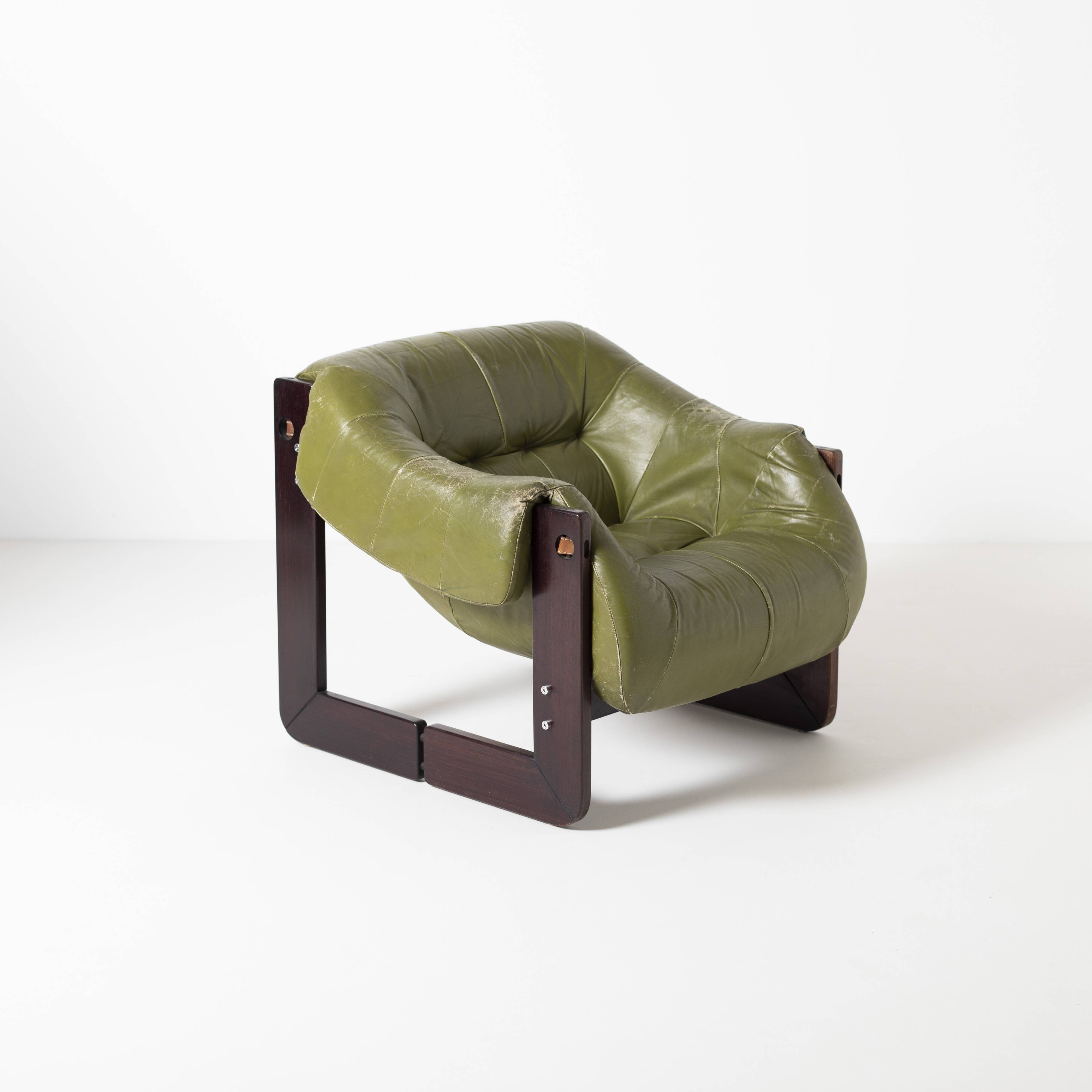 Percival Lafer MP97 pair of Lounge Chairs Brazil 1970s