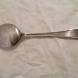 Cookie spoon in silver metal pearl model