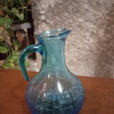 Pichet verre bleu