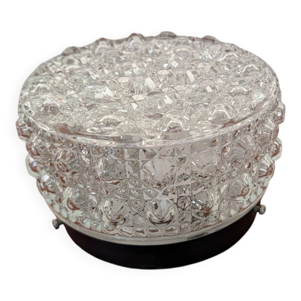 Plafonnier Prisma verre diamant