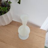 White opaline soliflore vase