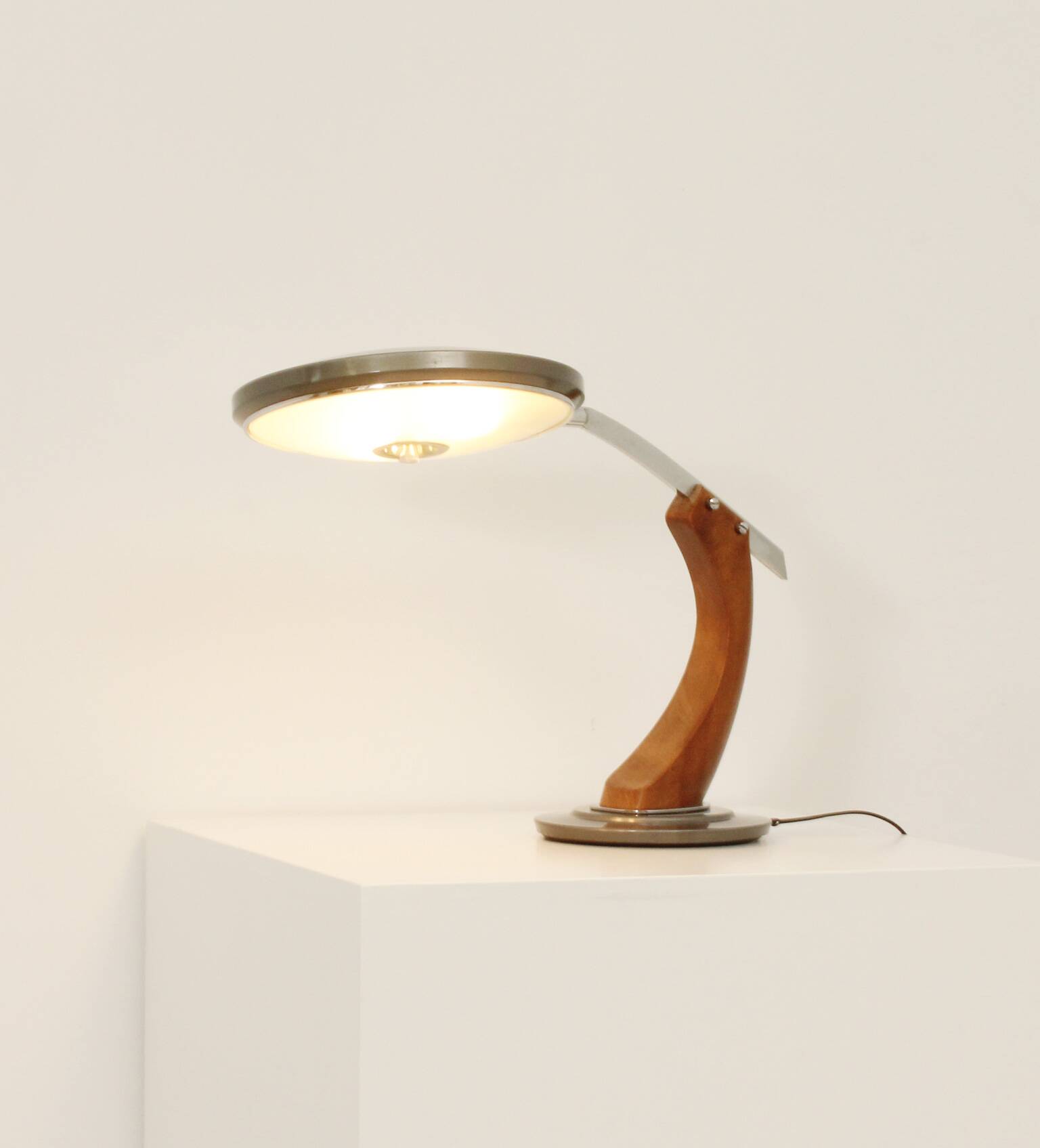 Desk lamp President S/C grey by Fase, Spain 1960s