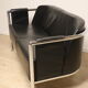 Vintage sofa in synthetic leather and chrome metal, 1970s