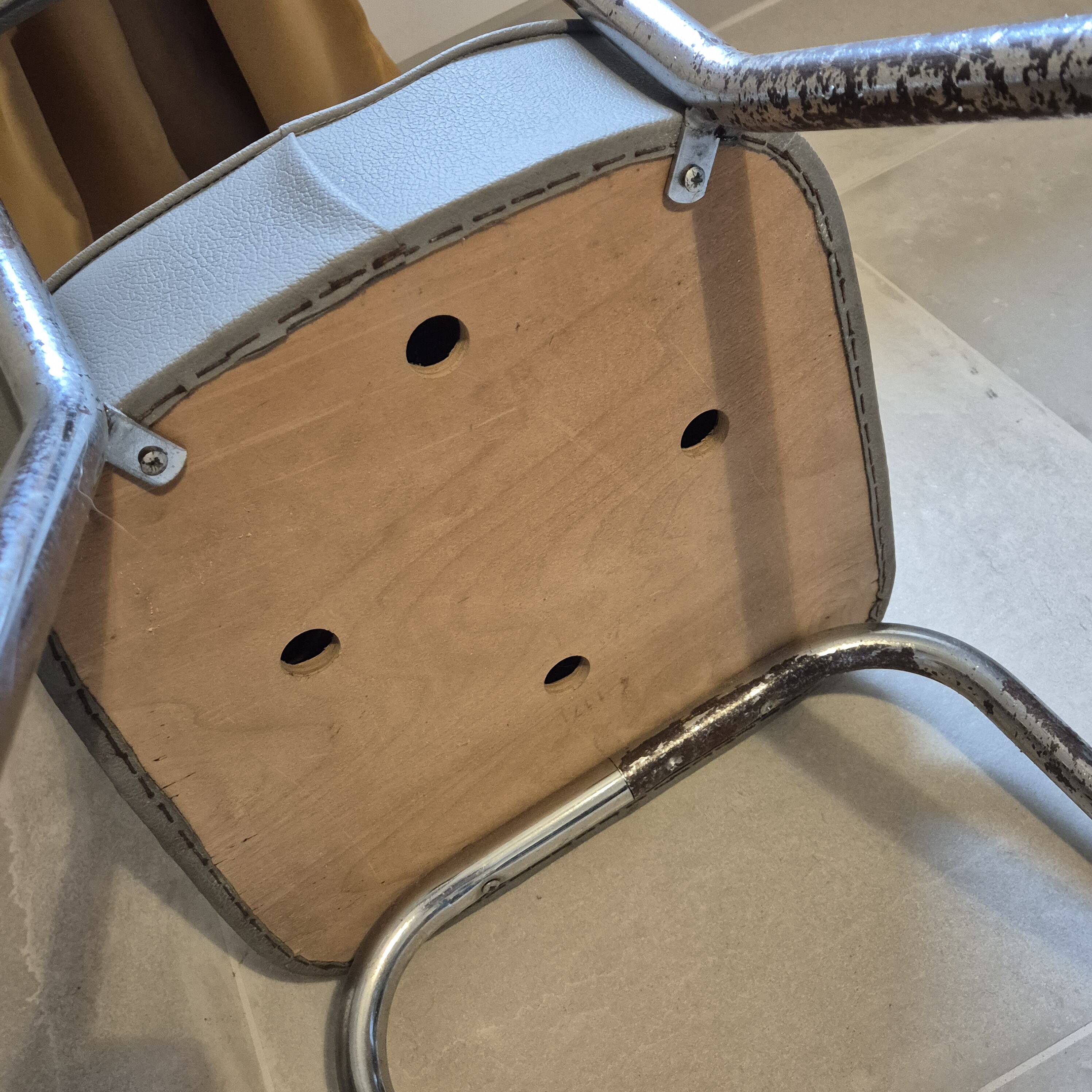 Ronéo Pullman Bauhaus style chair 1950