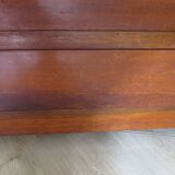 4-drawer chest of drawers - empire style - with detached columns - mahogany-bronze stain