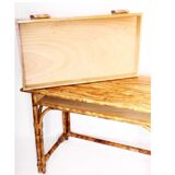 Vintage rattan desk
