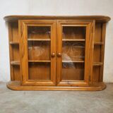 Wooden wall display case