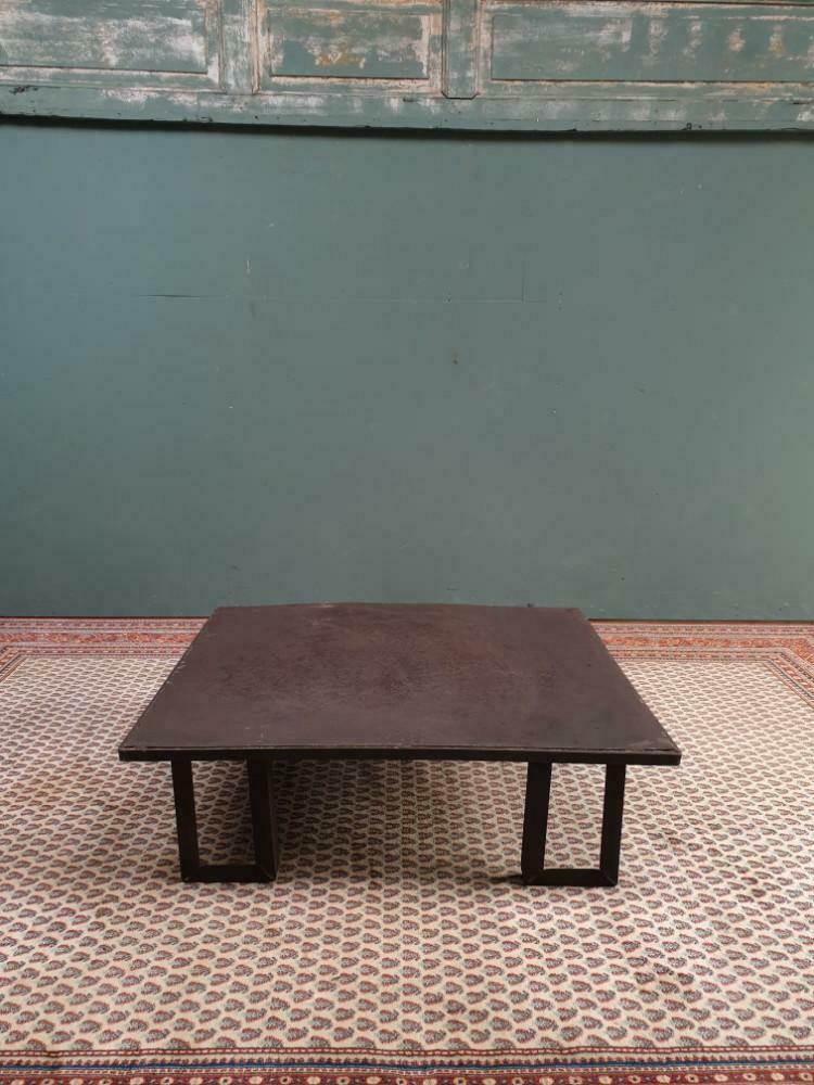 Industrial coffee table steel