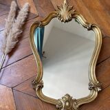 Baroque style gold mirror