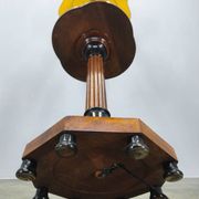 Lampadaire art déco avec table, Suède, années 1940