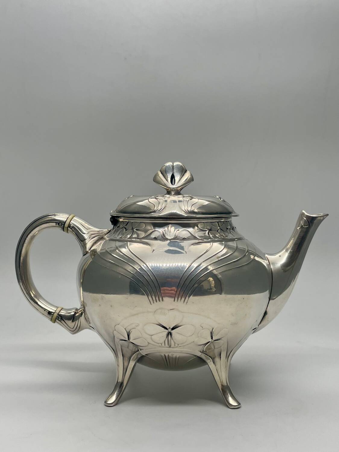 Gallia Christofle Tea/Coffee Service, Art Nouveau 1900