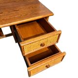 Rattan desk