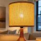 Lampe de table vintage orange à lave Krösselbach