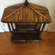 Miroir pagode en bambou 78 x 52 cm