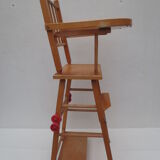 Old little doll high chair