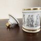 Limoges porcelain medicine jar H15 X D7
