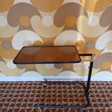 Adjustable rolling table in formica – Italian design by Damato – 1970s