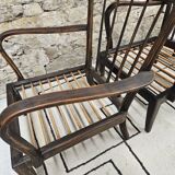 Set of 3 vintage Knoll Antimott armchairs 1960