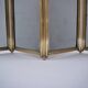 Italian folding gilt bronze fire screen, 1940s