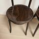 Set of 4 ton wooden dining chairs, 20th century, czechoslovak, 90 × 46 cm