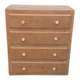 Commode en bois naturel