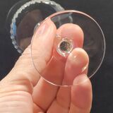 6 anciens verres à Porto en cristal taillé lances