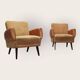 Twee mid century fauteuils