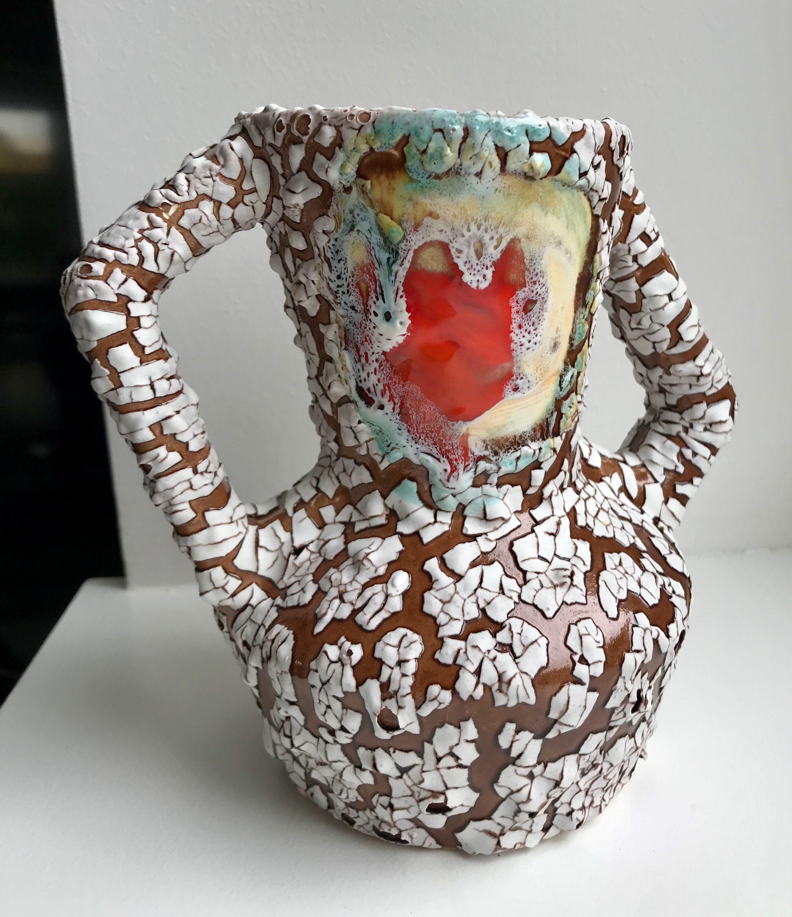 Vallauris vintage vase 70s