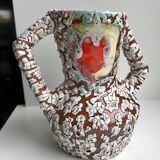 Vallauris vintage vase 70s