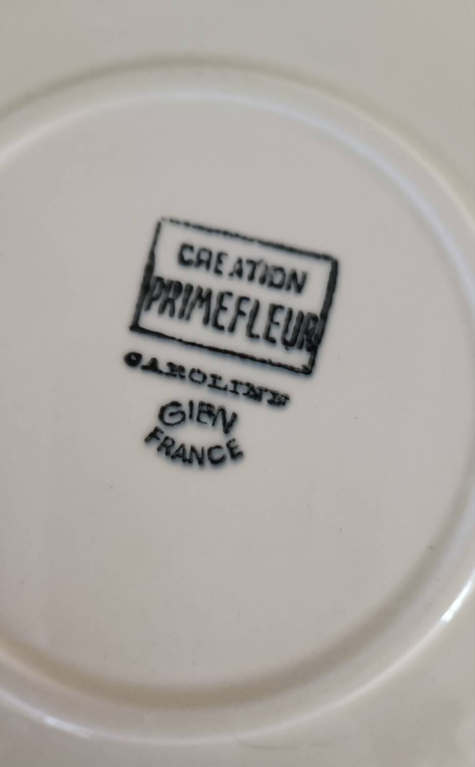 4 Gien dessert plates Caroline model